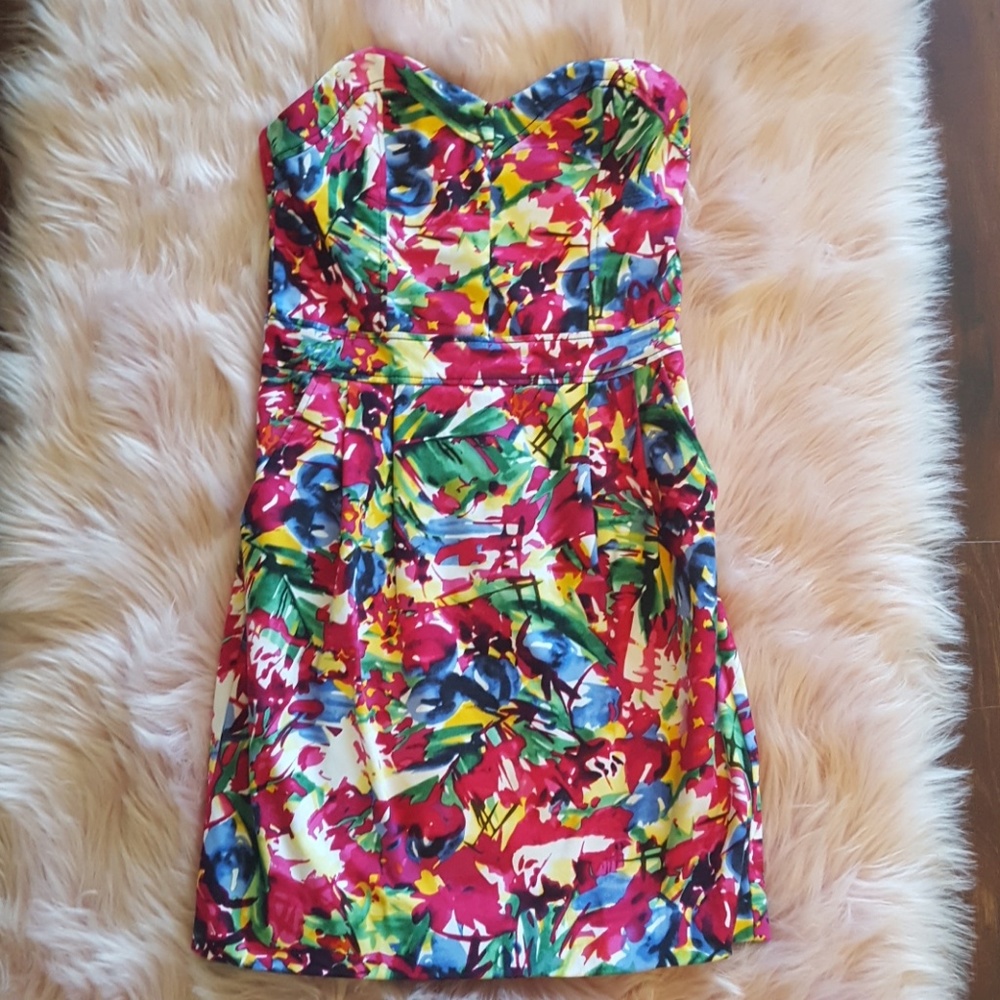 Strapless H & M dress